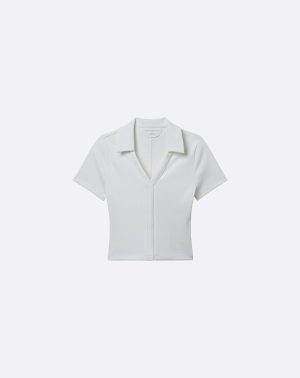 Tropical Outlook Moveknit Rib Polo