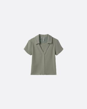 Tropical Outlook Moveknit Rib Polo