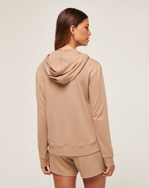 Friday Ponte Half Zip Hoodie