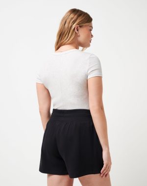 Cloud Rib Short Sleeve Top