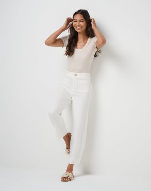 Cloud Rib Short Sleeve Top