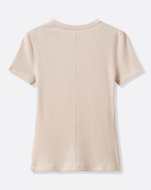 Cloud Rib Short Sleeve Top