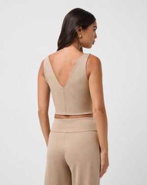 Friday Doubleknit Square Neck Tank