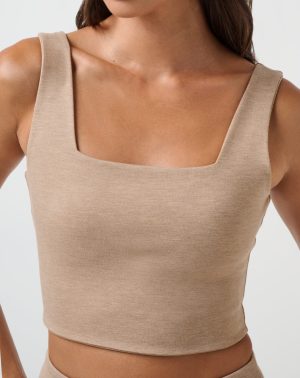 Friday Doubleknit Square Neck Tank