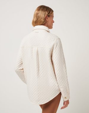 Diamond Quilted Shacket