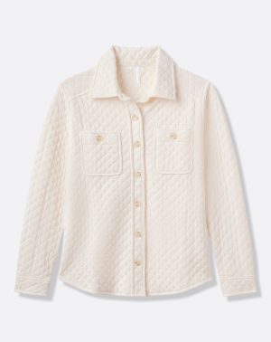 Diamond Quilted Shacket