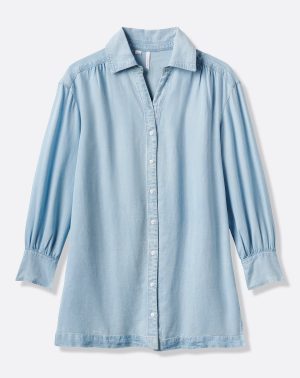 Chambray Shirt Dress