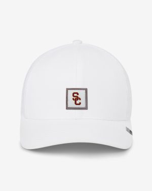 USC Leather Patch Snapback Hat