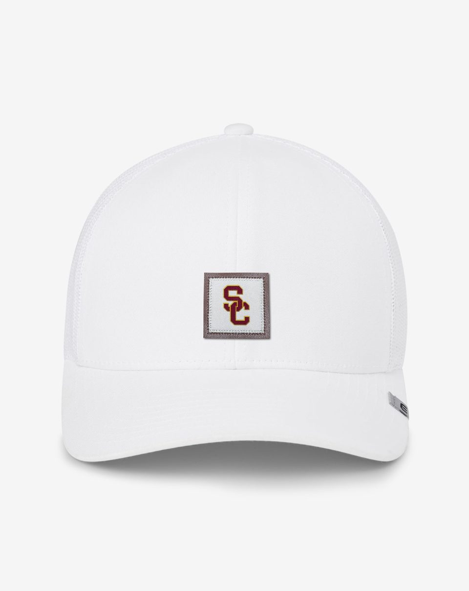 USC Leather Patch Snapback Hat