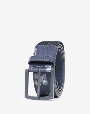 Ocean Flare Canvas Stretch Belt
