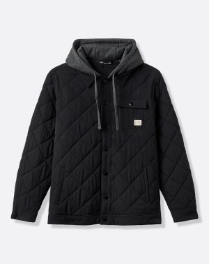 Grey Wave Full Zip Hoodie