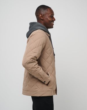 Grey Wave Full Zip Hoodie