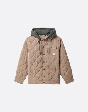 Grey Wave Full Zip Hoodie