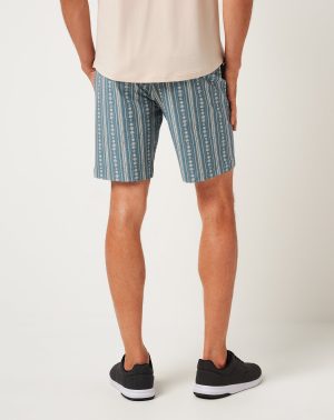 Tech Chino Print Short 8In