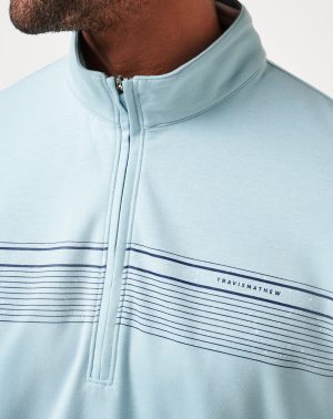 Upgraded Chest Stripe Quarter Zip