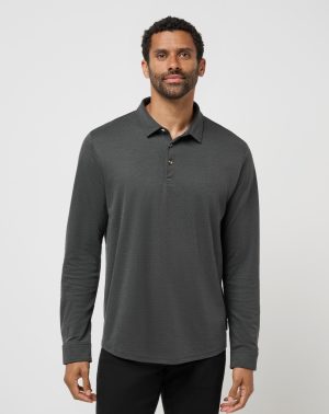Handsome Town Long Sleeve Polo