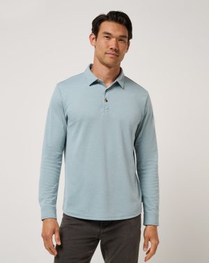Handsome Town Long Sleeve Polo