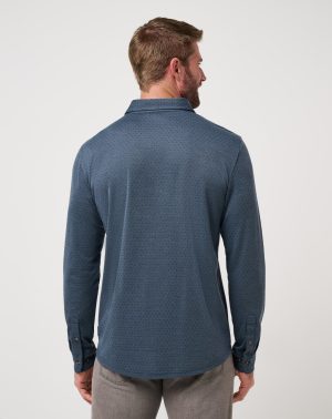Handsome Town Long Sleeve Polo