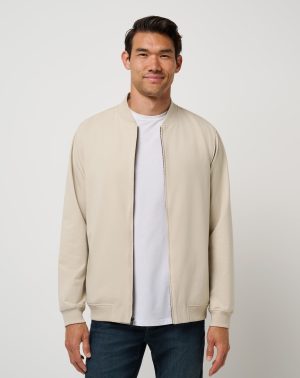 Stretchknit Bomber Jacket