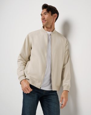 Stretchknit Bomber Jacket