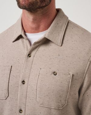 Cloud Waffle Shirt Jacket