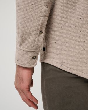 Cloud Waffle Shirt Jacket