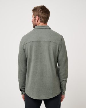 Cloud Waffle Shirt Jacket