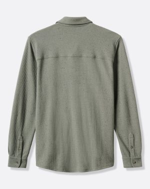 Cloud Waffle Shirt Jacket