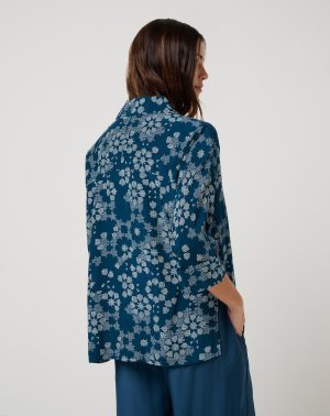 Savanna Printed Button-Up