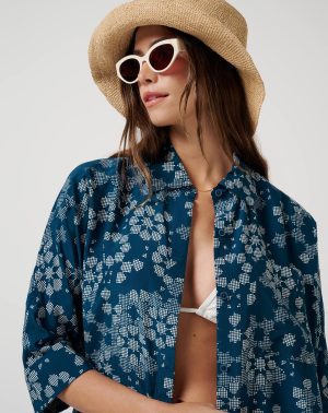 Savanna Printed Button-Up