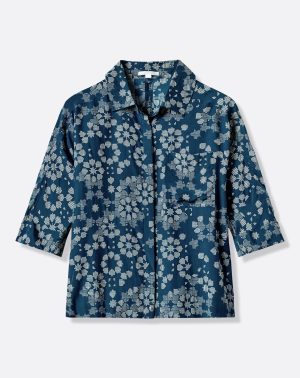Savanna Printed Button-Up