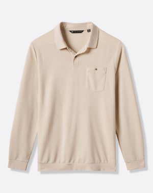 December First Long Sleeve Polo