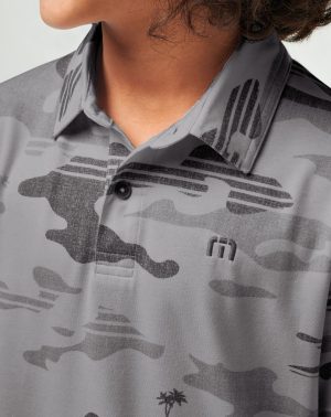 Heater Camo Youth Polo