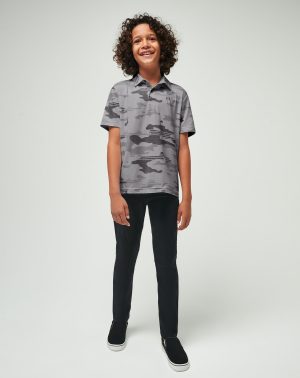 Heater Camo Youth Polo