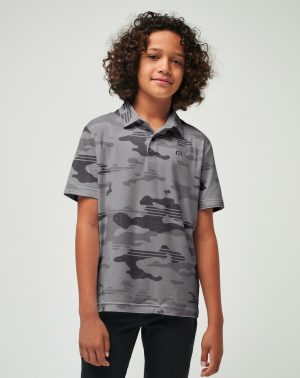 Heater Camo Youth Polo